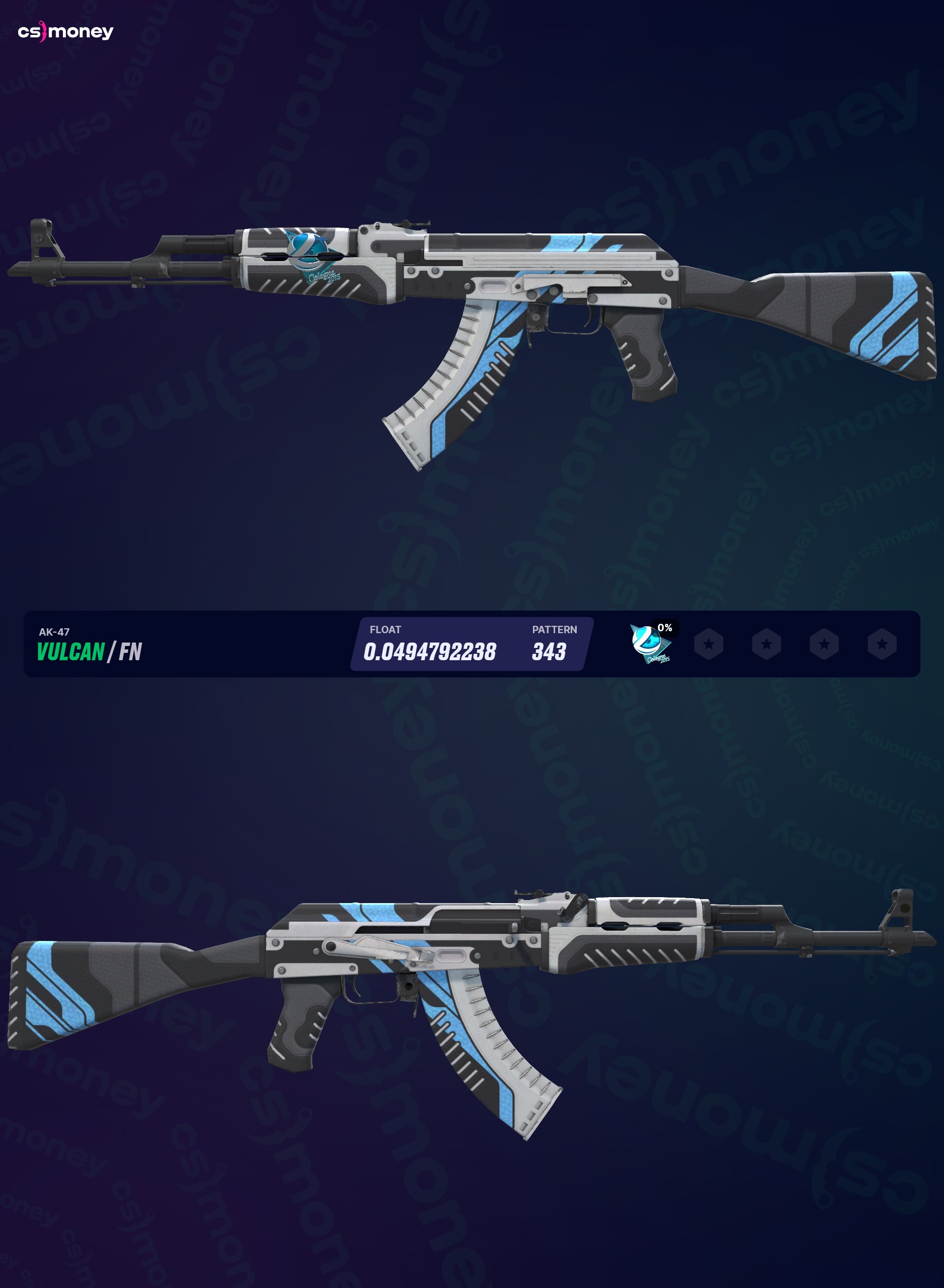 AK-47 | Vulcan (Factory New) — แลกเปลี่ยนสกิน CS:GO/CS2 กับ