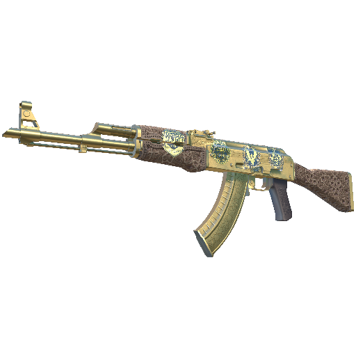 Souvenir AK-47 | Gold Arabesque (Minimal Wear)