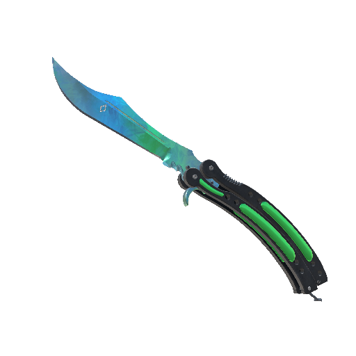 ★ StatTrak™ Butterfly Knife | Gamma Doppler Phase 3 (Factory New)