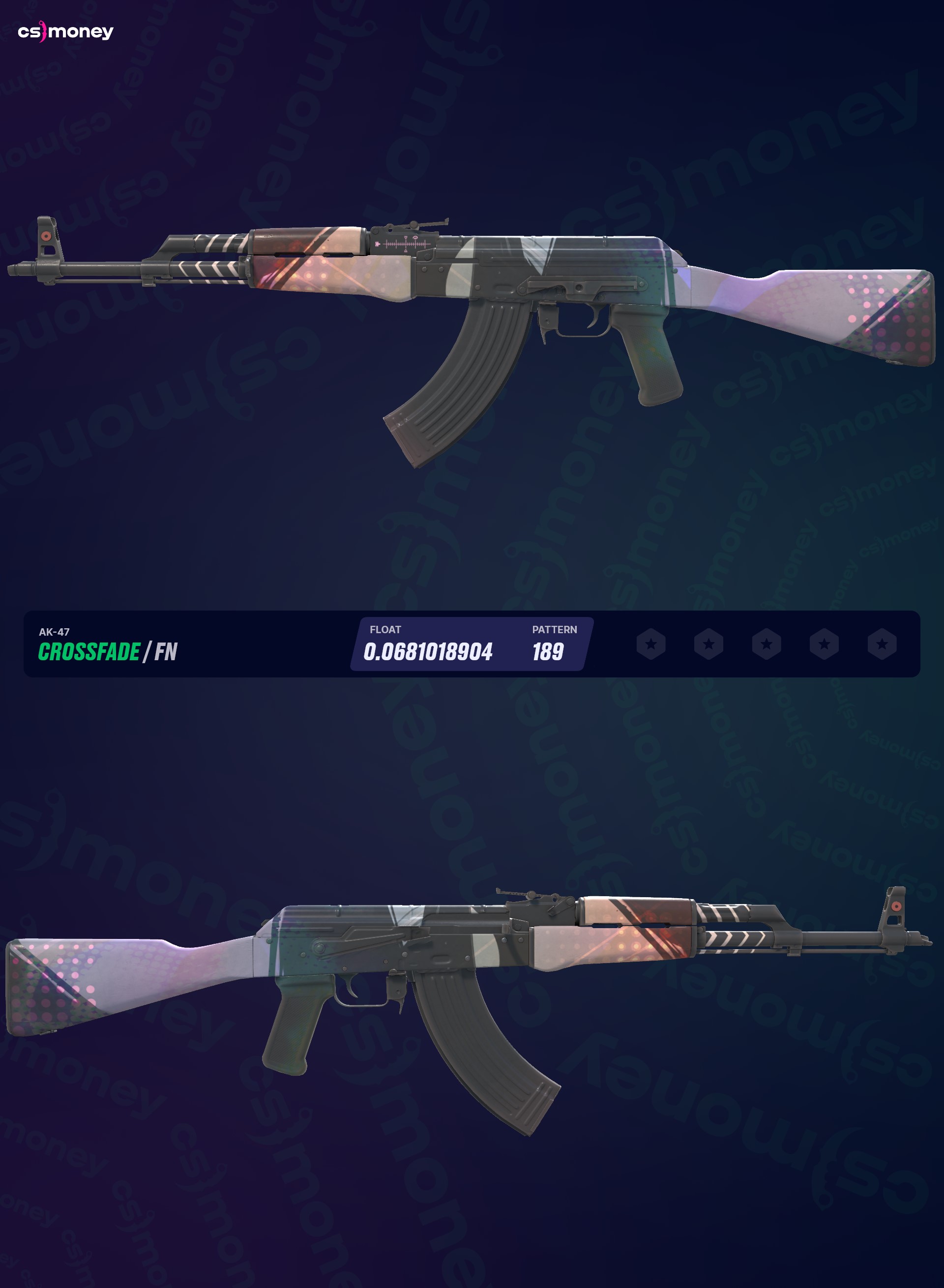 AK４７ AK-47 | Crossfade (Factory New) — Wymieniaj skiny CS:GO/CS2