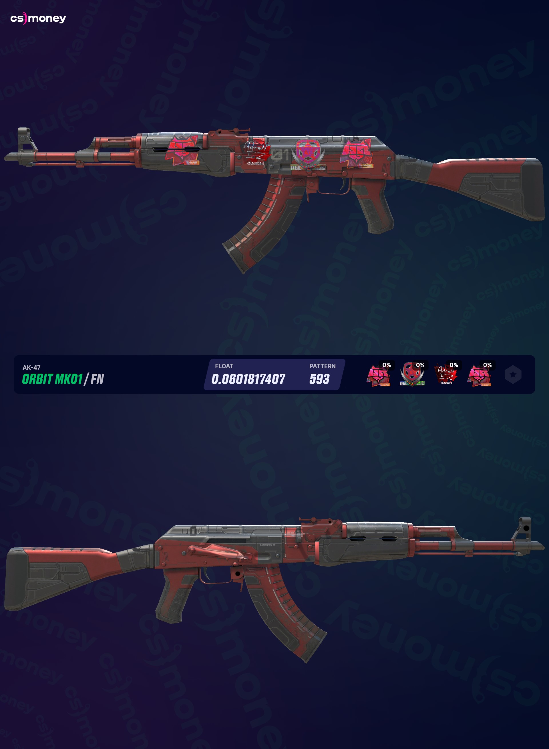 AK-47 | Orbit Mk01 (Factory New) — Trade CS:GO/CS2 skins on