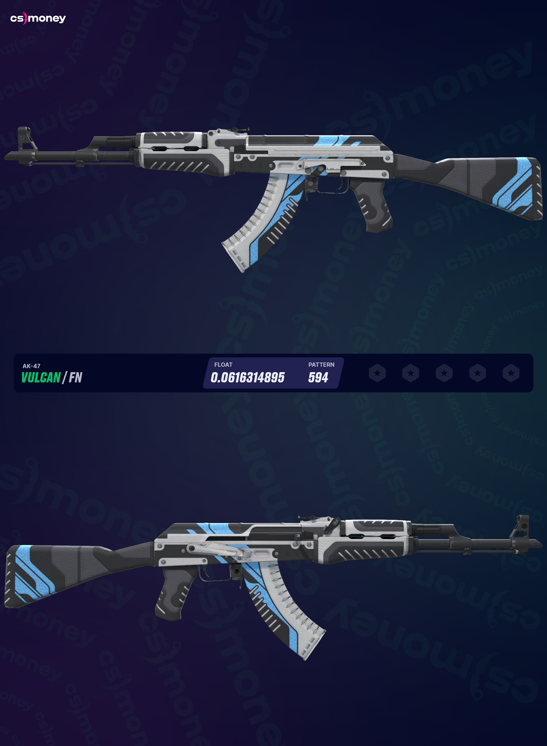 その他 CSGO AK47 Vulcan FN AK-47 | Vulcan (Minimal Wear) — 在CS.MONEY 上交易CS:GO/CS2 皮肤