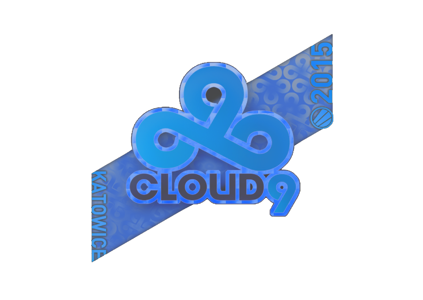 Cloud9 g2a. Наклейка клауд 9. cloud9 голографическая. cloud9 katowice 2014.