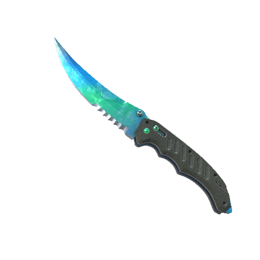 ★ StatTrak™ Flip Knife | Gamma Doppler Phase 3 (Factory New)