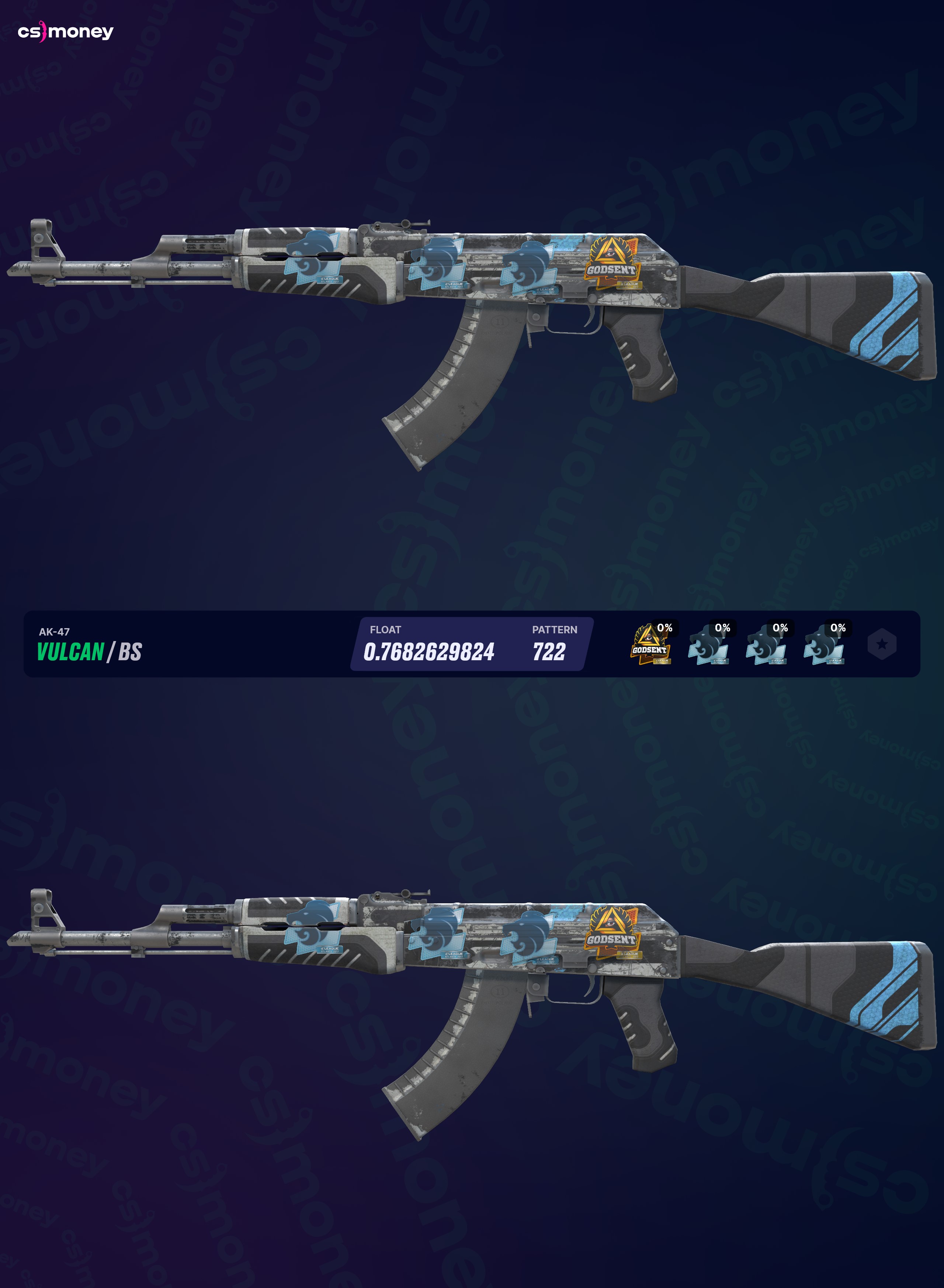 AK-47 | Vulcan (Battle-Scarred) — Trade CS:GO/CS2 skins on