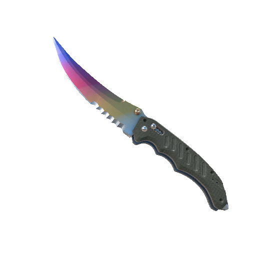 ★ StatTrak™ Flip Knife | Fade (Minimal Wear)