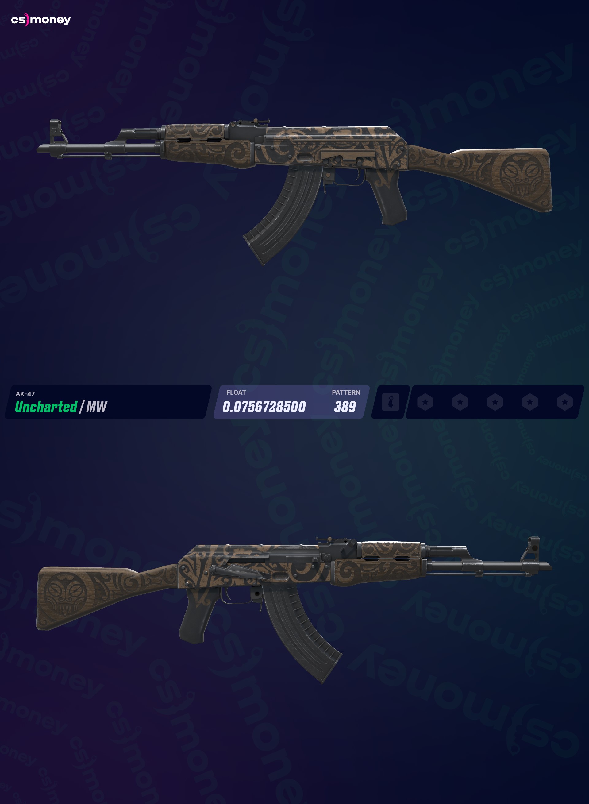 AK-47 | Затерянная земля (Немного поношенное) — Cкины CS:GO/CS2 на
