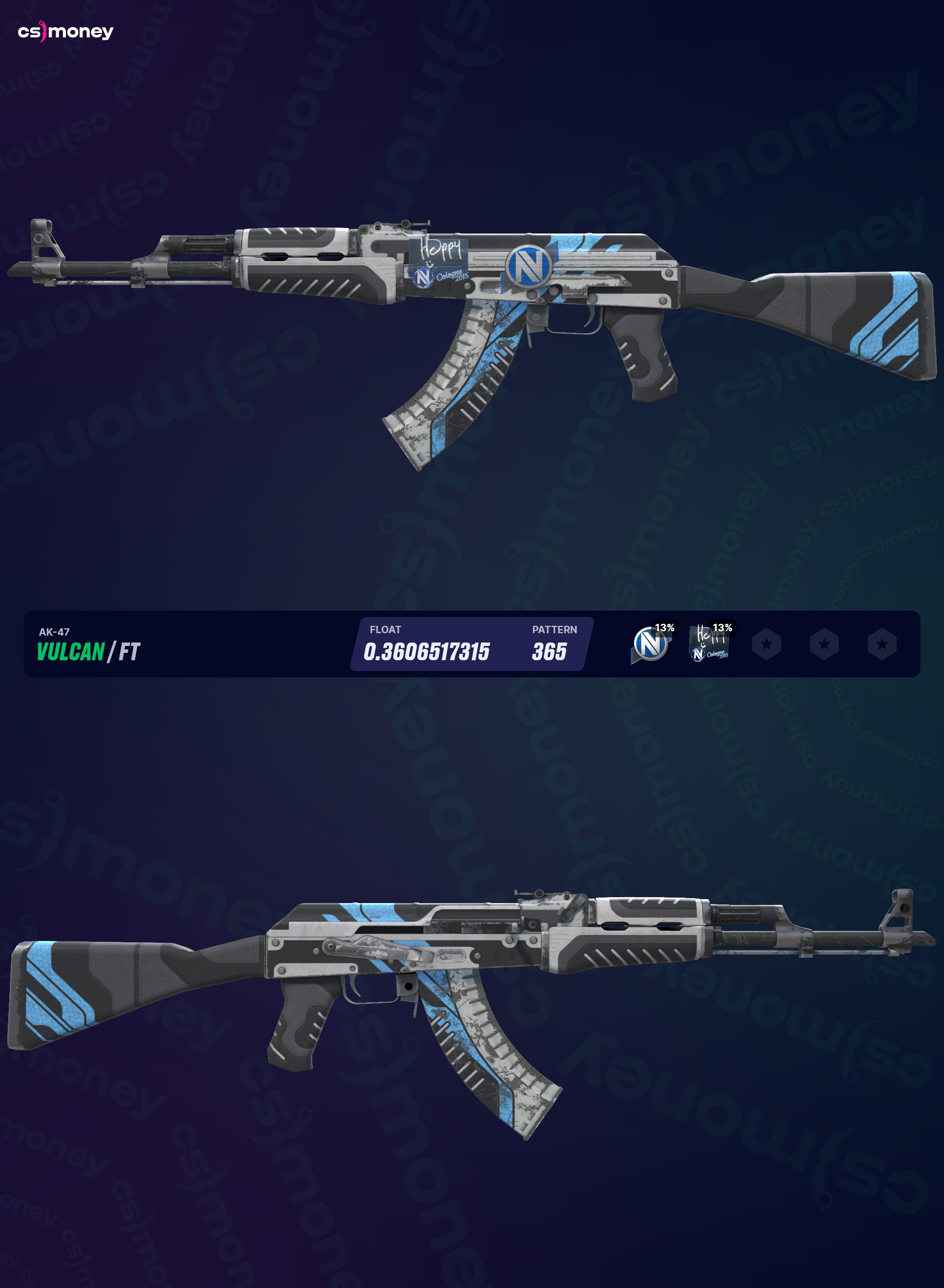 AK-47 | Vulcan (Field-Tested) — CS:GO/CS2 スキンを CS.MONEY で
