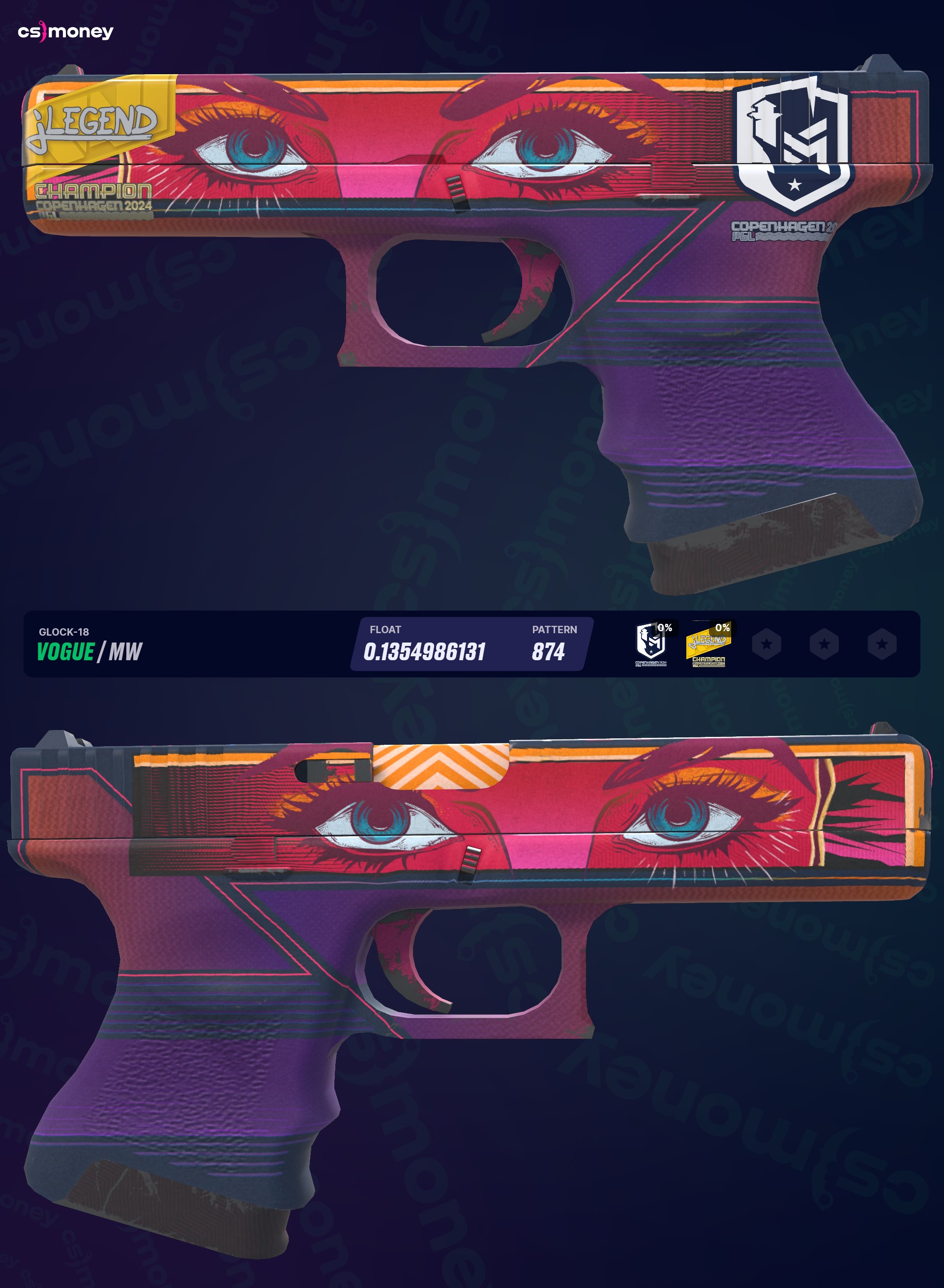 Glock-18|Vogue(MinimalWear)