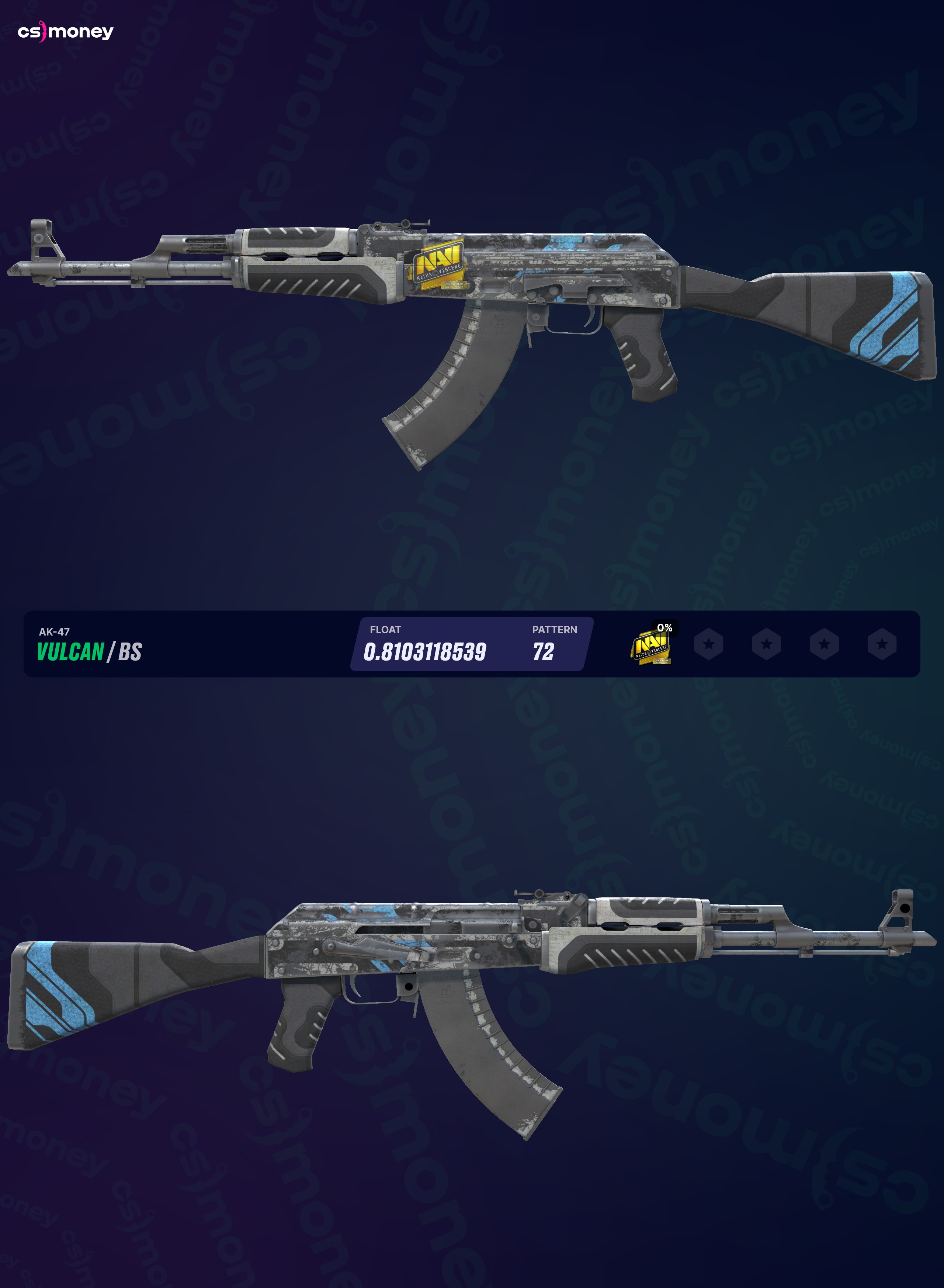その他 CSGO AK47 Vulcan FN AK-47 - Vulcan (Factory New)