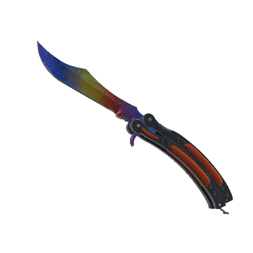 ★ Butterfly Knife | Marble Fade (Minimal Wear)