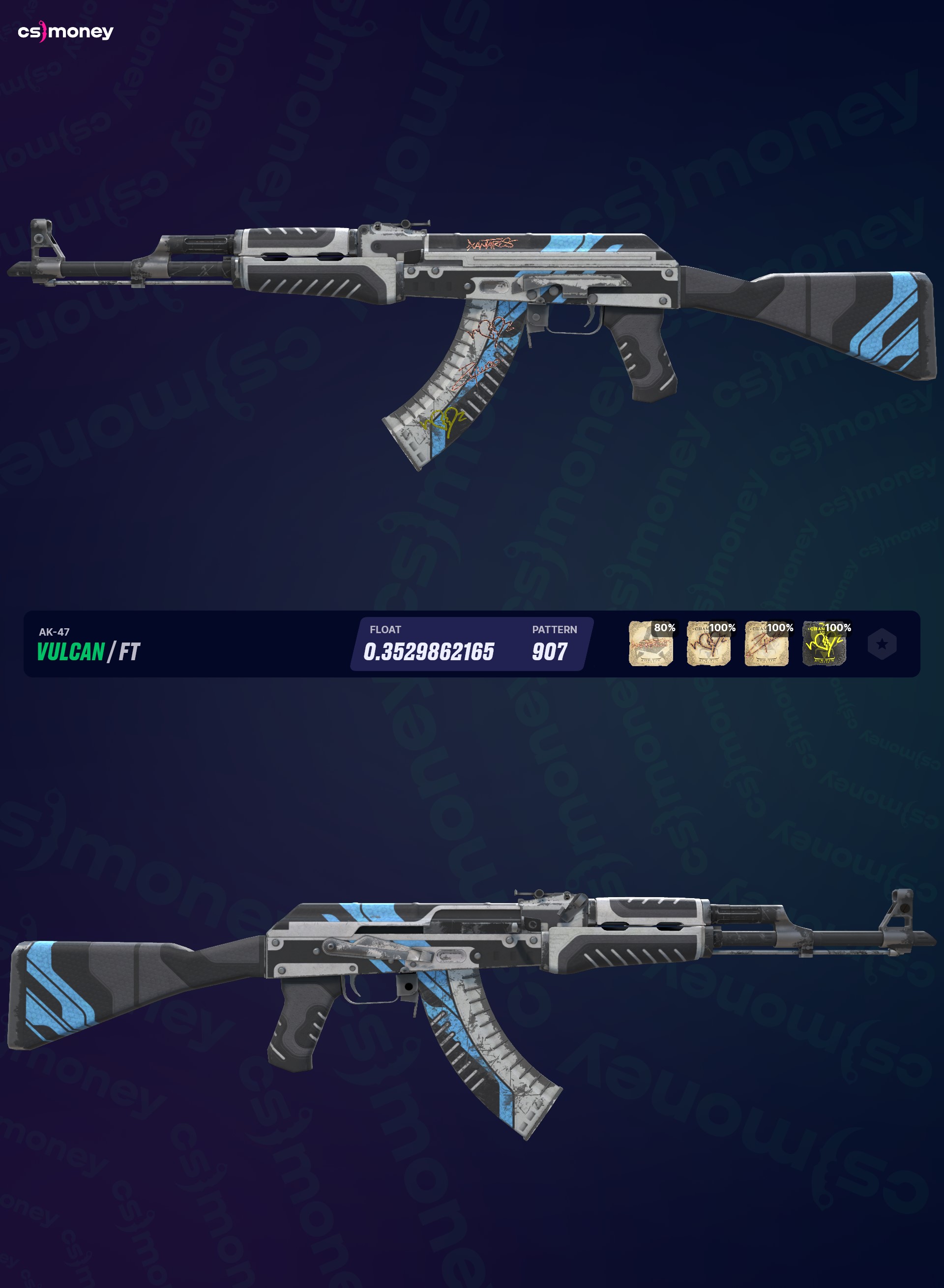 AK-47 | Vulcan (Field-Tested) — CS:GO/CS2 スキンを CS.MONEY で